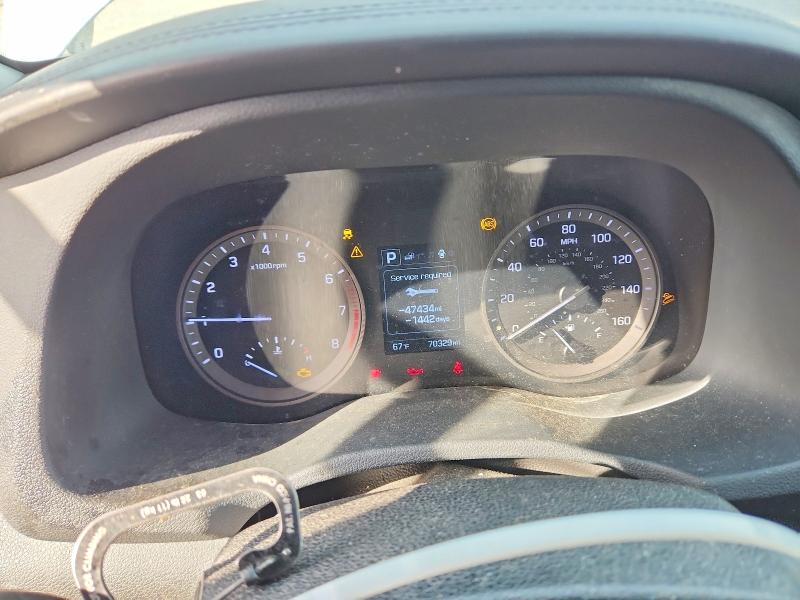 2018 Hyundai Tucson VIN KM8J33A42JU633006 COPART salvage auction — FRONT END, Tn - Salvage Certificate, sold $2,000 on 2026-07-06 (photo 9)