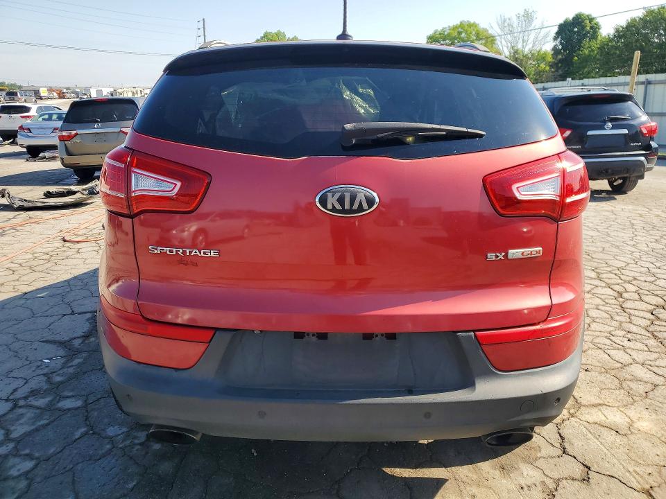 2013 Kia Sportage VIN KNDPC3A62D7471381 COPART salvage auction — FRONT END, Tn - Salvage Certificate, sold $1,400 on 2026-07-08 (photo 6)