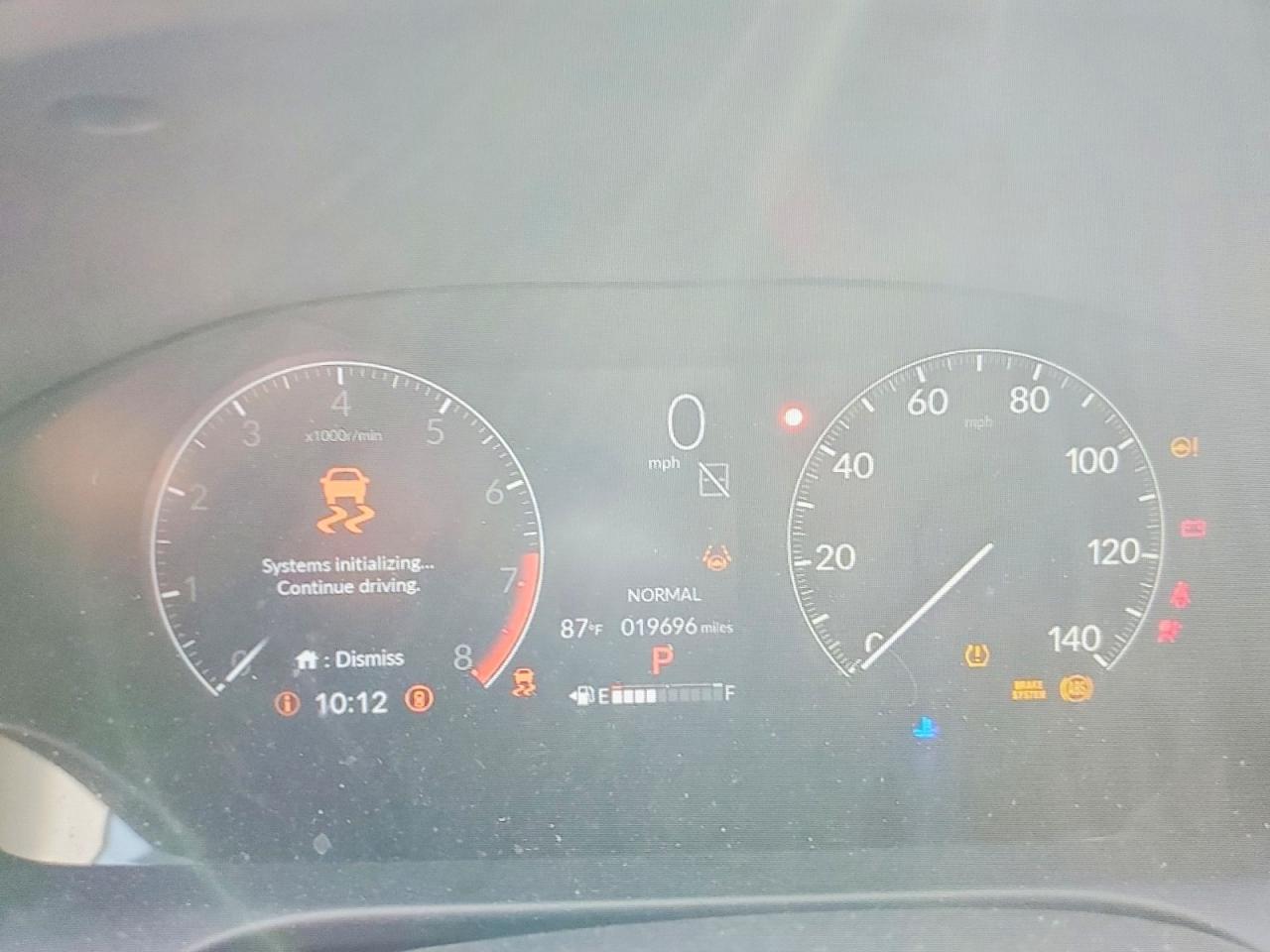 2025 Honda HR-V VIN 3CZRZ1H38SM700974 COPART salvage auction — Front End, TX - SALVAGE VEHICLE TITLE, sold $7,200 on 2026-07-09 (photo 9)