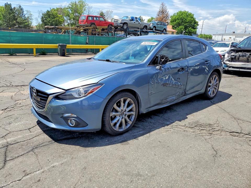 2015 Mazda 3 VIN JM1BM1M31F1248073 COPART salvage auction — SIDE, CO - PUBLIC - SALVAGE TITLE (P), sold $1,300 on 2026-07-23 (photo 1)