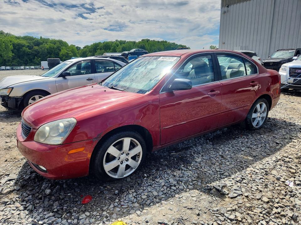 2007 Kia Optima VIN KNAGE124375146358 COPART salvage auction — SIDE, Pa - Cert Of Salv-R=Reconstructed, sold $475 on 2026-07-20 (photo 1)
