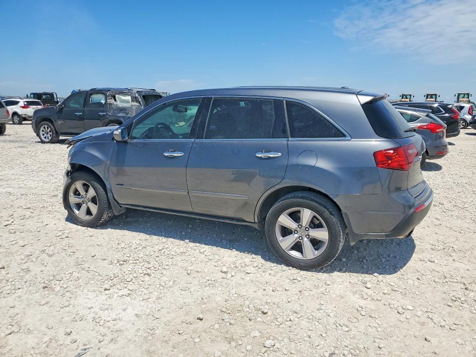 2011 Acura Mdx VIN 2HNYD2H67BH515372 COPART salvage auction — FRONT END, Tx - Salvage Vehicle Title, sold $650 on 2026-07-09 (photo 2)
