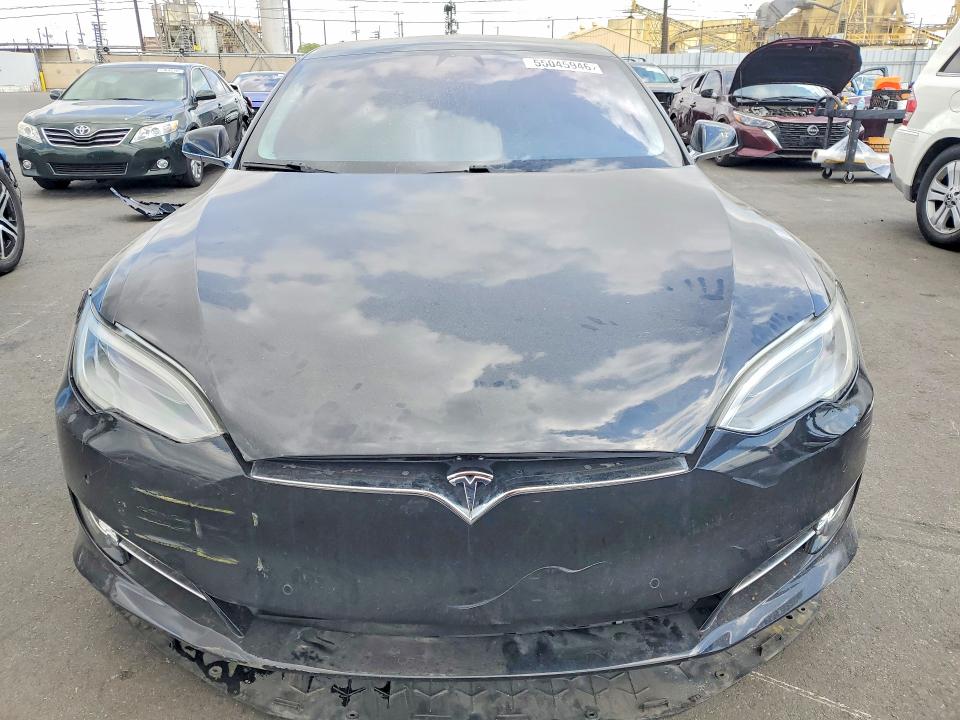 2018 Tesla Model s VIN 5YJSA1E23JF276987 COPART salvage auction — REAR END, Ca - Salvage Certificate, sold $6,300 on 2026-07-08 (photo 5)