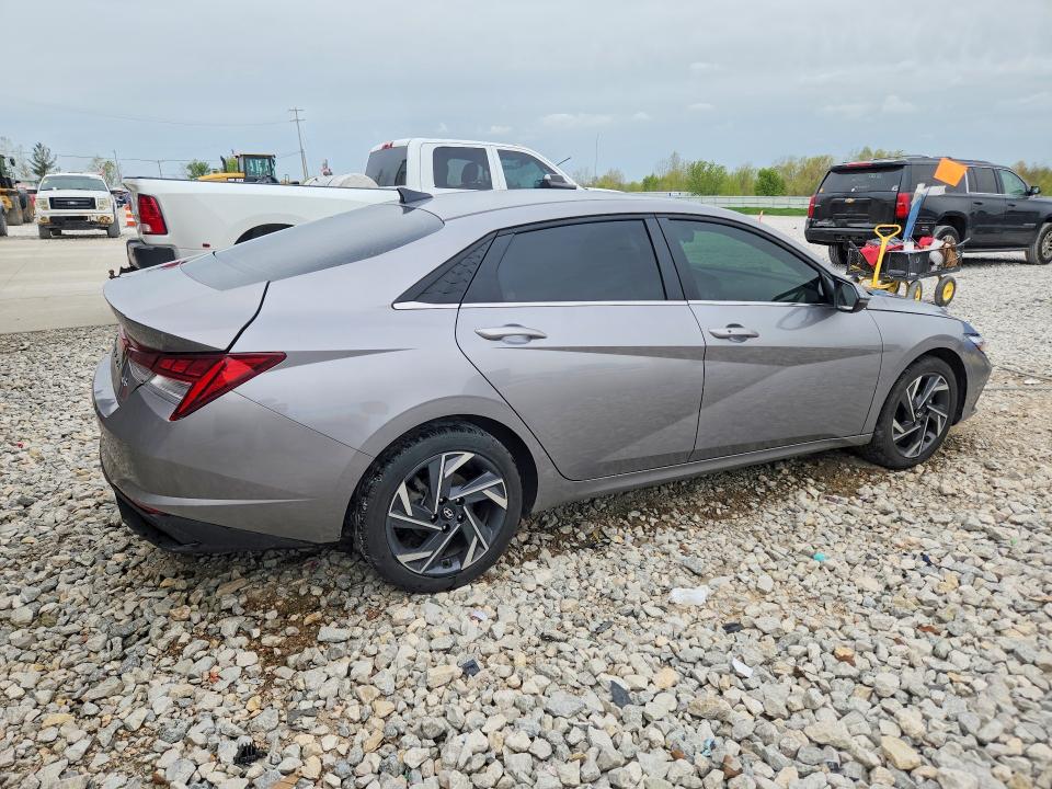 2025 Hyundai Elantra VIN KMHLS4DG8SU883133 COPART salvage auction — FRONT END, Mi - Cert Of Title-Salvage Vehicle, sold $6,200 on 2026-07-09 (photo 3)