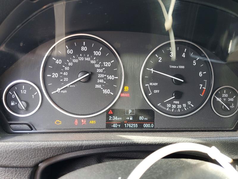 2016 BMW 3er VIN WBA8A9C57GK616964 COPART salvage auction — FRONT END, Ca - Dlr/Dis/Exp Only Salvage Title, sold $650 on 2026-07-06 (photo 9)