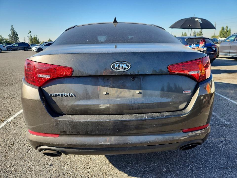 2012 Kia VIN 5XXGM4A72CG033221 COPART salvage auction — FRONT END, Ca - Salvage Certificate, sold $1,100 on 2026-07-07 (photo 6)