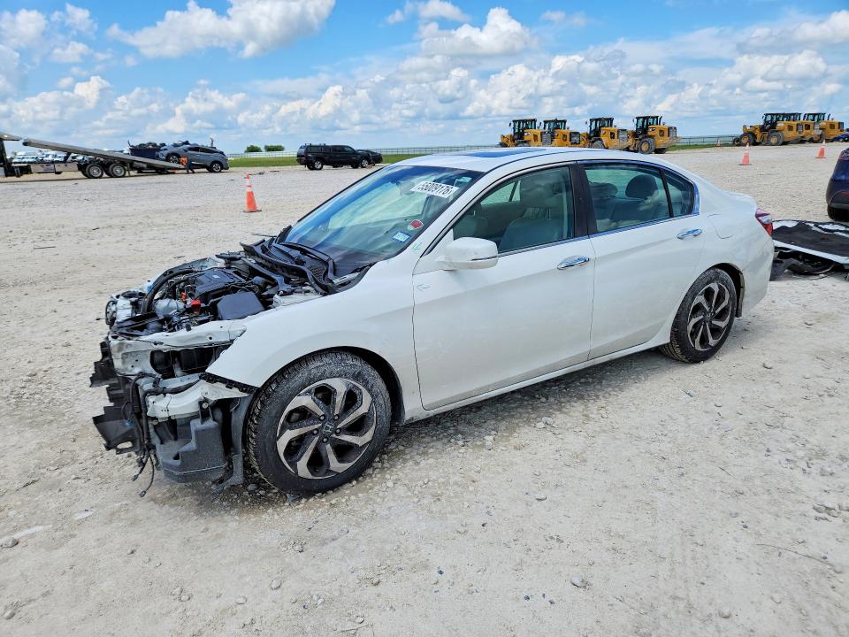 2016 Honda Accord VIN 1HGCR2F83GA054278 COPART salvage auction — FRONT END, Tx - Salvage Vehicle Title, sold $3,350 on 2026-07-09 (photo 1)