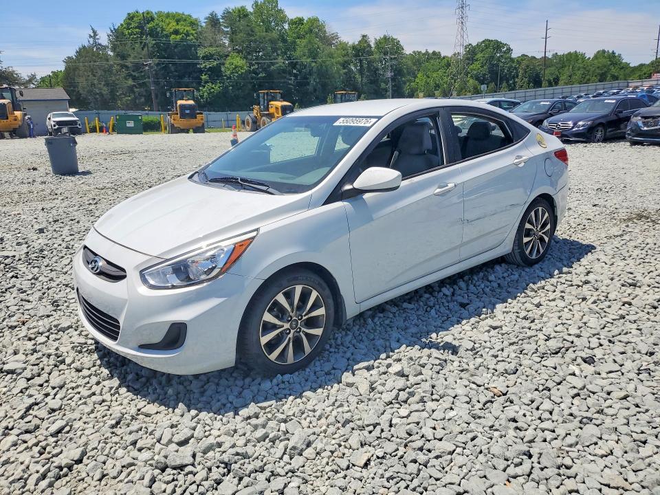 2017 Hyundai Accent VIN KMHCT4AE4HU359714 COPART salvage auction — VANDALISM, Nc - Salvage Certificate Of Title, sold $1,600 on 2026-07-29 (photo 1)