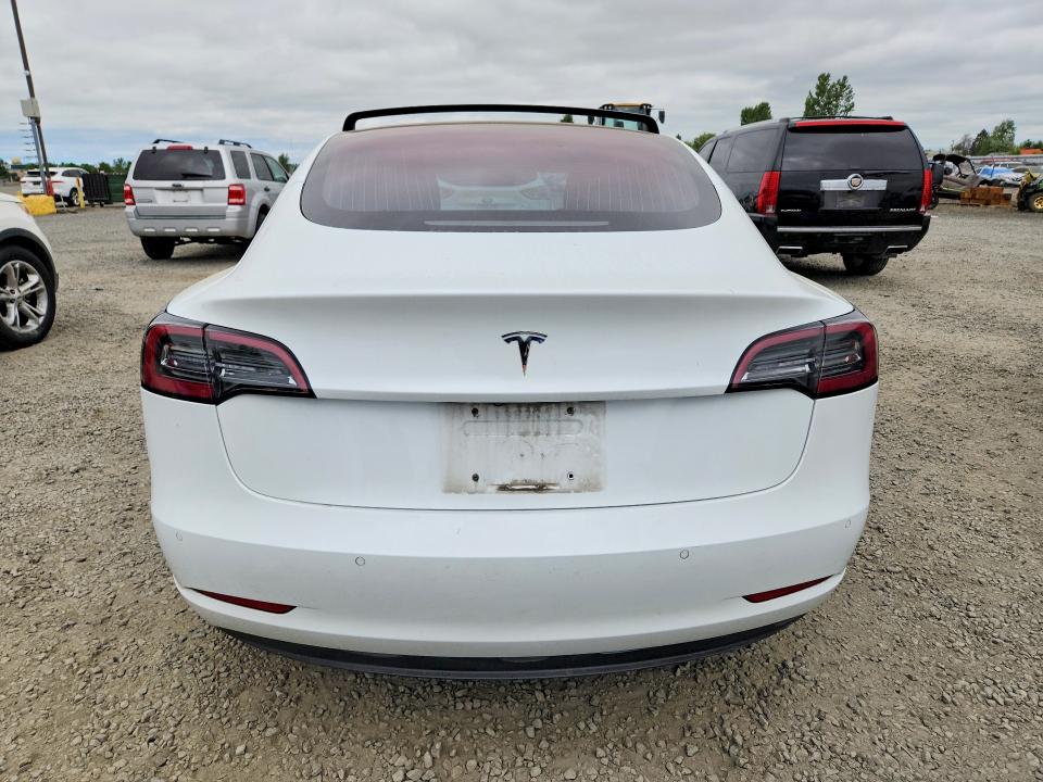 2018 Tesla Model 3 VIN 5YJ3E1EA6JF035196 COPART salvage auction — FRONT END, Or - Salvage Title Certificate, sold $600 on 2026-07-21 (photo 6)