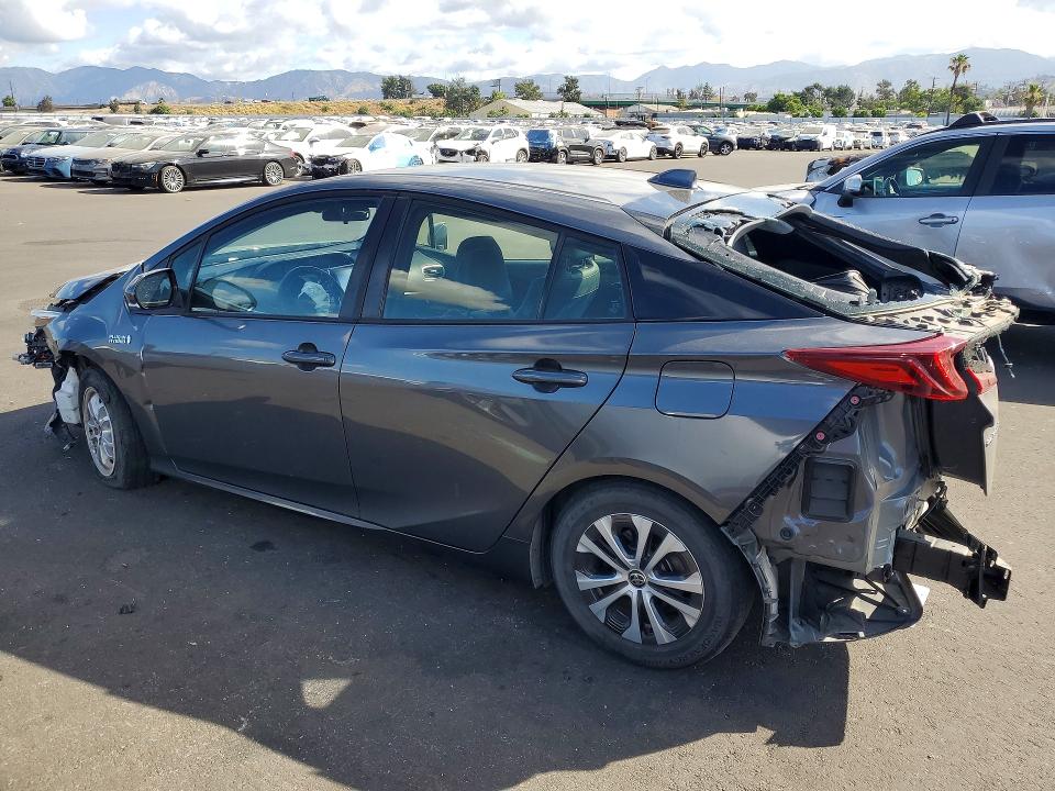 2022 Toyota Prius VIN JTDKAMFP8N3215794 COPART salvage auction — REAR END, Ca - Salvage Certificate, sold $2,350 on 2026-07-06 (photo 2)