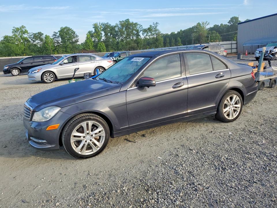 2014 Mercedes-benz C-klasse VIN WDDGF4HB5ER307330 COPART salvage auction — MECHANICAL, NC - CERTIFICATE OF TITLE, sold $2,800 on 2026-07-27 (photo 1)