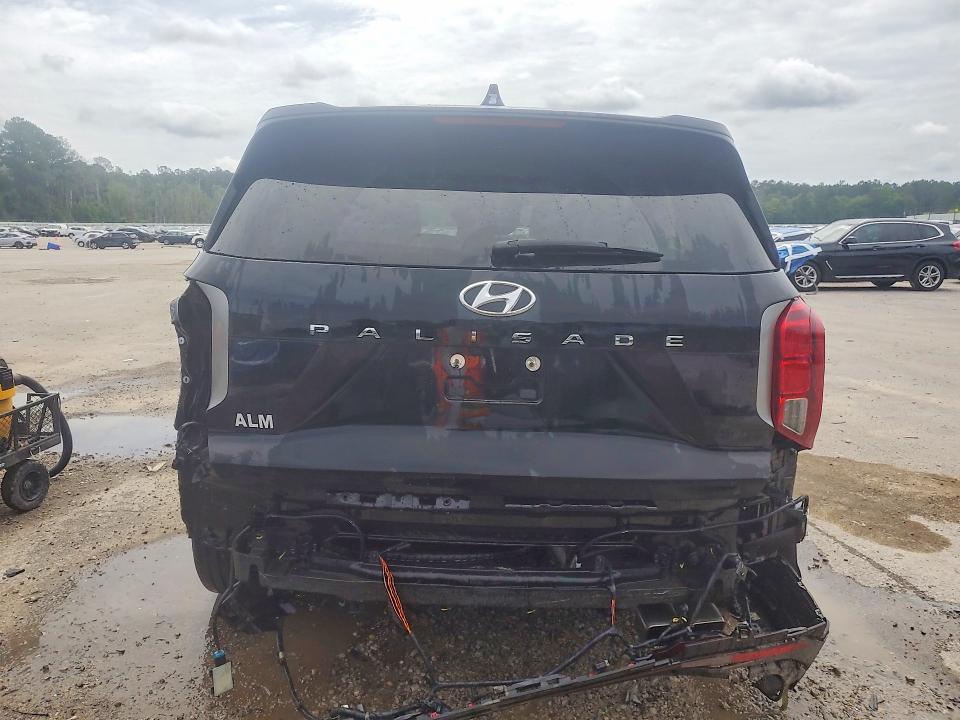 2025 Hyundai Palisade VIN KM8R44GE2SU877603 COPART salvage auction — ROLLOVER, Sc - Cert Of Title-Salvage, sold $350 on 2026-07-27 (photo 6)
