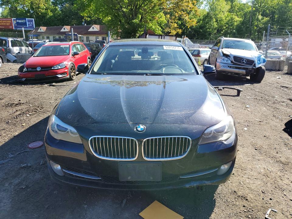2012 BMW 5er VIN WBAFU7C53CDU59631 COPART salvage auction — FRONT END, Md - Cert Of Salvage > 75% Damage, sold $2,100 on 2026-07-09 (photo 5)