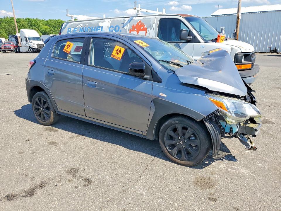 2023 Mitsubishi Mirage VIN ML32AWHJ1PH006734 COPART salvage auction — FRONT END, Wv - Certificate Of Title, sold $625 on 2026-07-02 (photo 4)