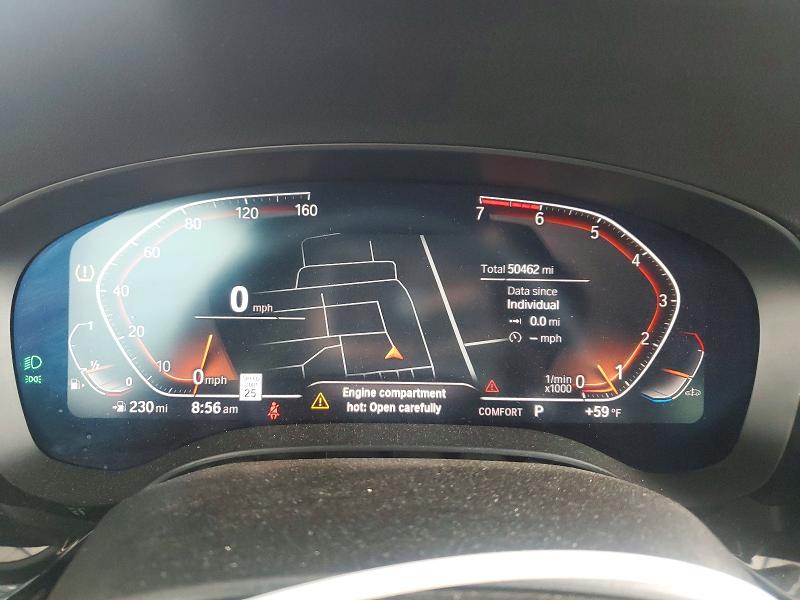 2022 BMW 5 series VIN WBA13BJ02NCJ18642 COPART salvage auction — MINOR DENT/SCRATCHES, CA - CERTIFICATE OF TITLE, sold $22,000 on 2026-07-14 (photo 9)