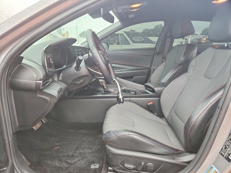 2022 Hyundai Elantra VIN KMHLR4AF1NU297661 COPART salvage auction — HAIL, Mo - Salvage Certificate Of Title, sold $9,400 on 2026-07-20 (photo 7)