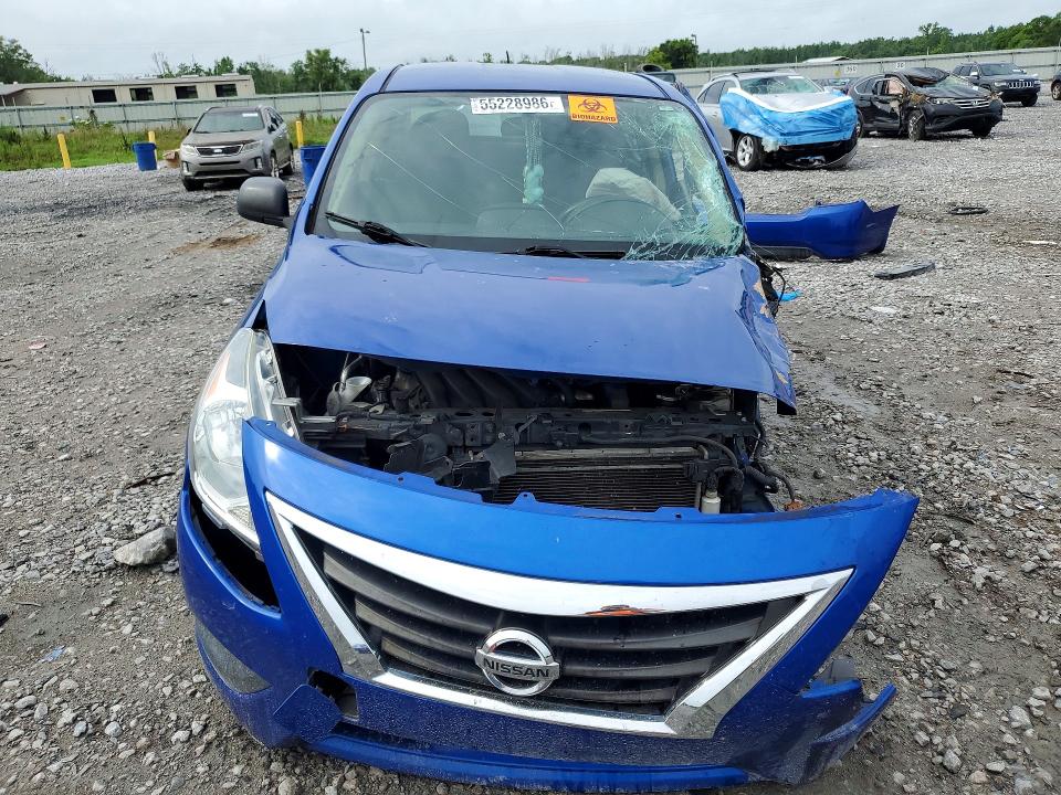 2015 Nissan Versa VIN 3N1CN7AP6FL863158 COPART salvage auction — FRONT END, Al - Cert Of Title-Salvage Title, sold $325 on 2026-07-02 (photo 5)
