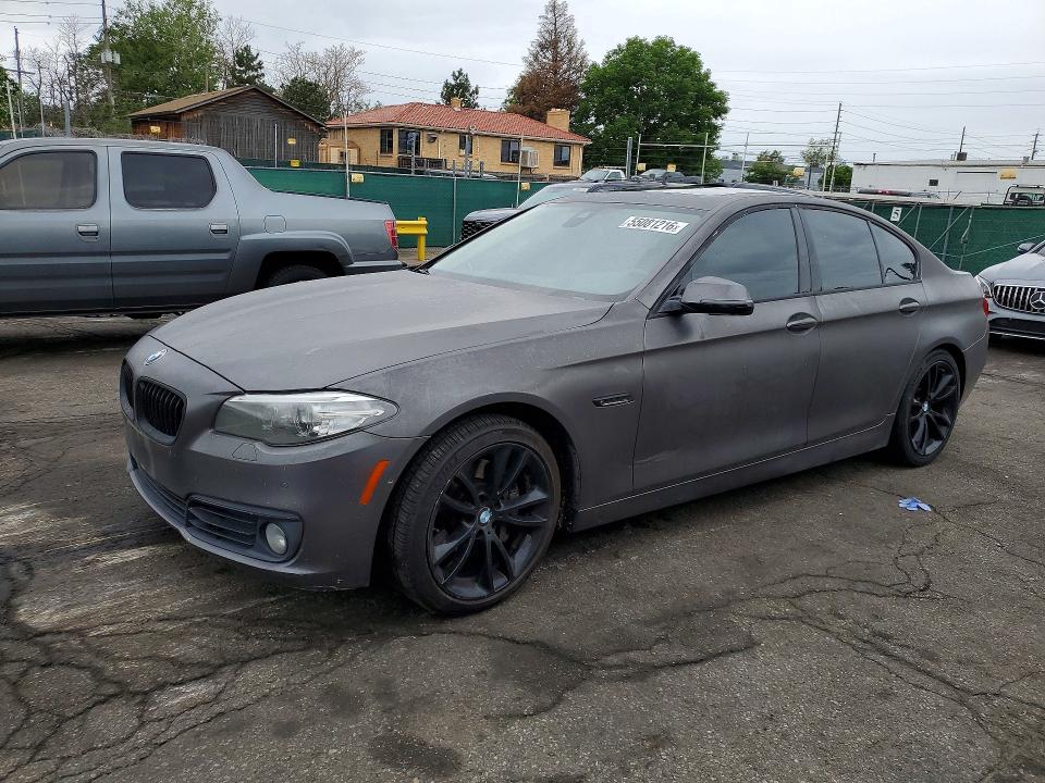 2016 BMW 5er VIN WBA5B3C53GG259976 COPART salvage auction — SIDE, Co - Public - Salvage Title, sold $2,400 on 2026-07-09 (photo 1)