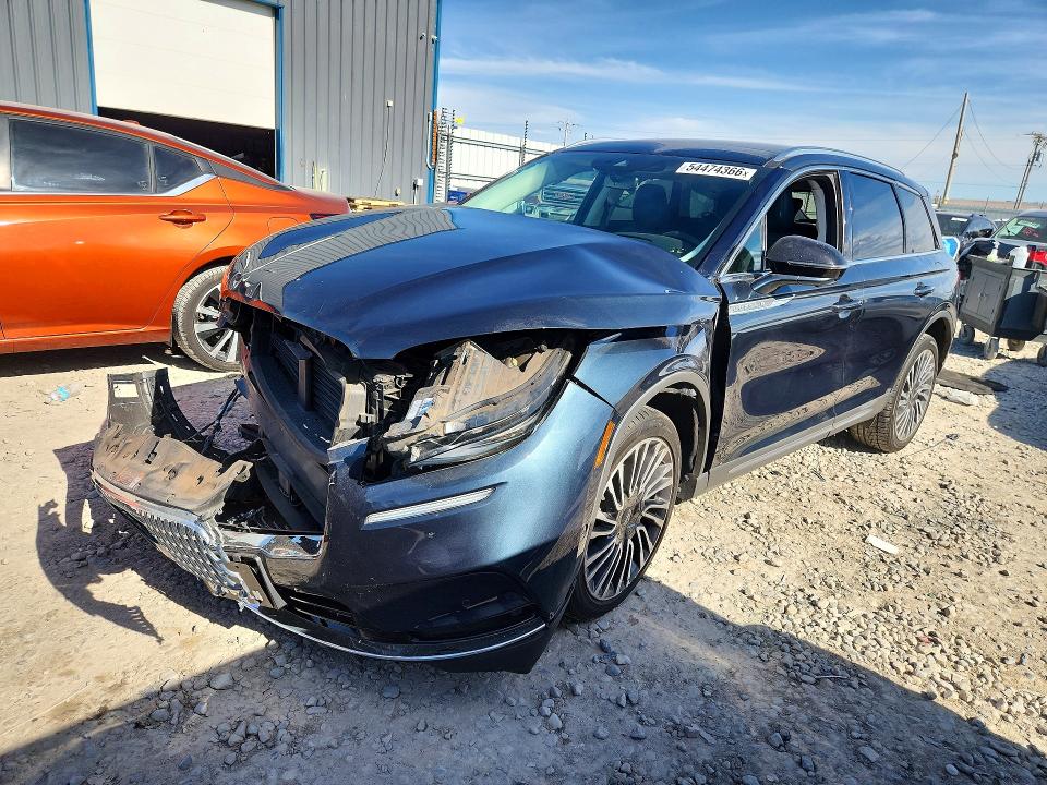 2021 Lincoln VIN 5LMCJ2C93MUL01174 COPART salvage auction — FRONT END, Ut - Salvage Certificate, sold $6,000 on 2026-07-31 (photo 1)