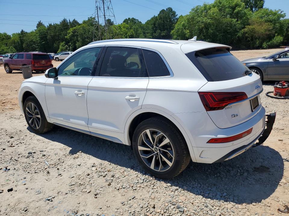 2021 Audi Q5 VIN WA1AAAFY1M2008004 COPART salvage auction — REAR END, Nc - Salvage Certificate Of Title, sold $225 on 2026-07-27 (photo 2)