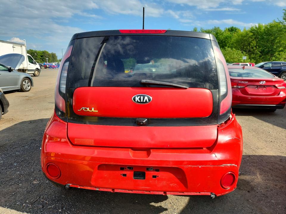 2019 Kia Soul VIN KNDJP3A59K7017689 COPART salvage auction — FRONT END, NH - CERTIFICATE OF TITLE, sold $1,600 on 2026-07-02 (photo 6)