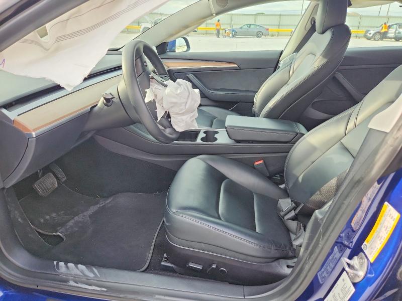 2022 Tesla Model 3 VIN 5YJ3E1EB5NF309227 COPART salvage auction — FRONT END, Tx - Salvage Vehicle Title, sold $3,100 on 2026-07-14 (photo 7)