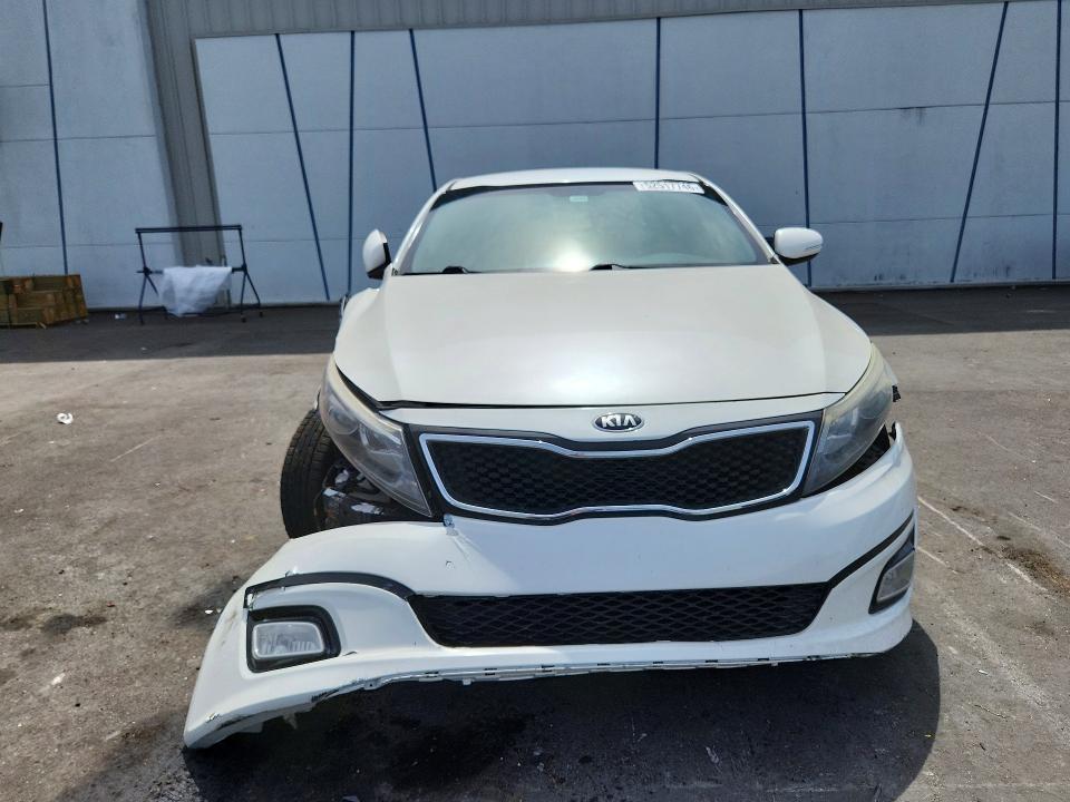 2015 Kia Optima VIN KNAGM4A72F5633890 COPART salvage auction — FRONT END, FL - CERT OF TITLE SLVG REBUILDABLE, sold $650 on 2026-07-27 (photo 5)