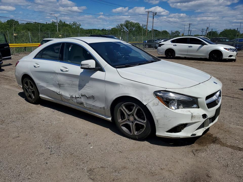 2014 Mercedes-benz Cla-klasse VIN WDDSJ4EB1EN138881 COPART salvage auction — SIDE, MD - CERT OF SALVAGE < 75% DAMAGE, sold $400 on 2026-07-30 (photo 4)