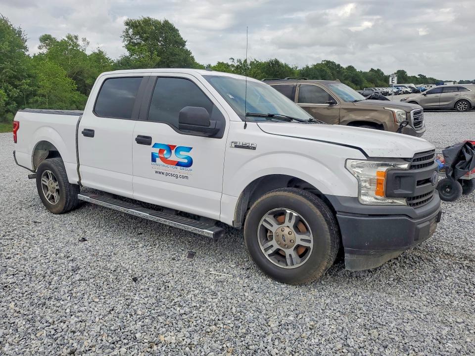 2018 Ford F-150 VIN 1FTEW1CB1JKE77047 COPART salvage auction — FRONT END, Tx - Salvage Vehicle Title, sold $4,150 on 2026-07-27 (photo 4)
