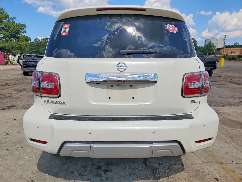 2018 Nissan Armada VIN JN8AY2NDXJ9056162 COPART salvage auction — FRONT END, Sc - Cert Of Title-Salvage, sold $5,500 on 2026-07-03 (photo 6)