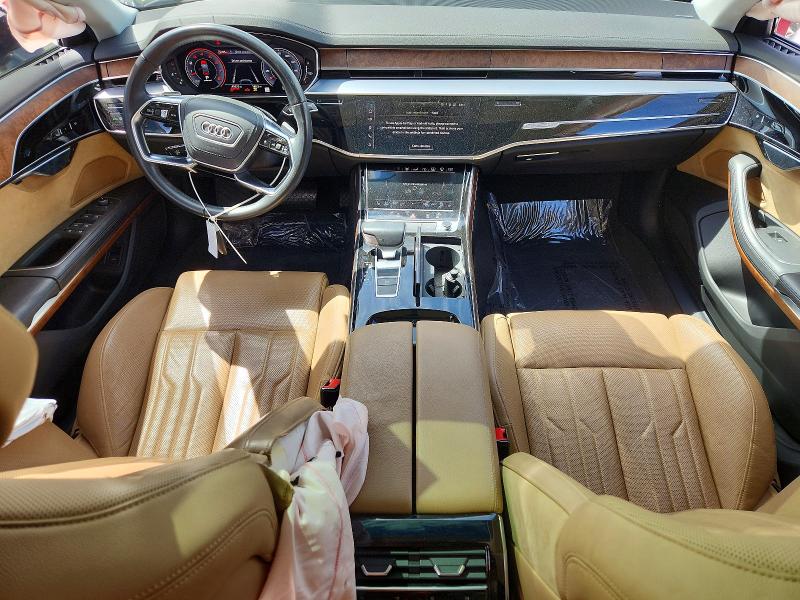 2019 Audi A8 VIN WAU8DAF87KN012109 COPART salvage auction — REAR END, Ca - Salvage Certificate, sold $8,900 on 2026-07-06 (photo 8)