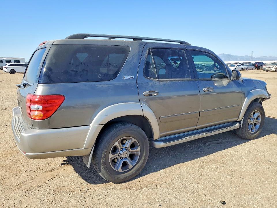 2004 Toyota Sequoia VIN 5TDBT44A84S206339 COPART salvage auction — FRONT END, Ca - Salvage Certificate, sold $750 on 2026-07-20 (photo 3)