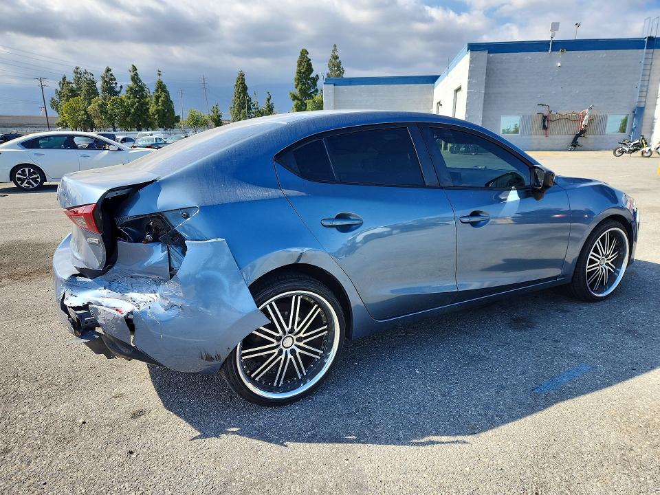 2014 Mazda VIN JM1BM1T70E1163700 COPART salvage auction — REAR END, Ca - Salvage Certificate, sold $150 on 2026-07-28 (photo 3)