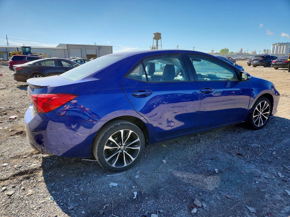 2018 Toyota Corolla VIN 5YFBURHE0JP816618 COPART salvage auction — HAIL, Il - Salvage Certificate, sold $7,200 on 2026-07-15 (photo 3)