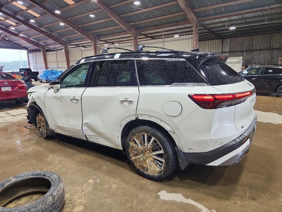 2025 Infiniti Qx60 VIN 5N1AL1HU0SC352503 COPART salvage auction — FRONT END, La - Cert Of Title-Salvage, sold $12,300 on 2026-07-17 (photo 2)
