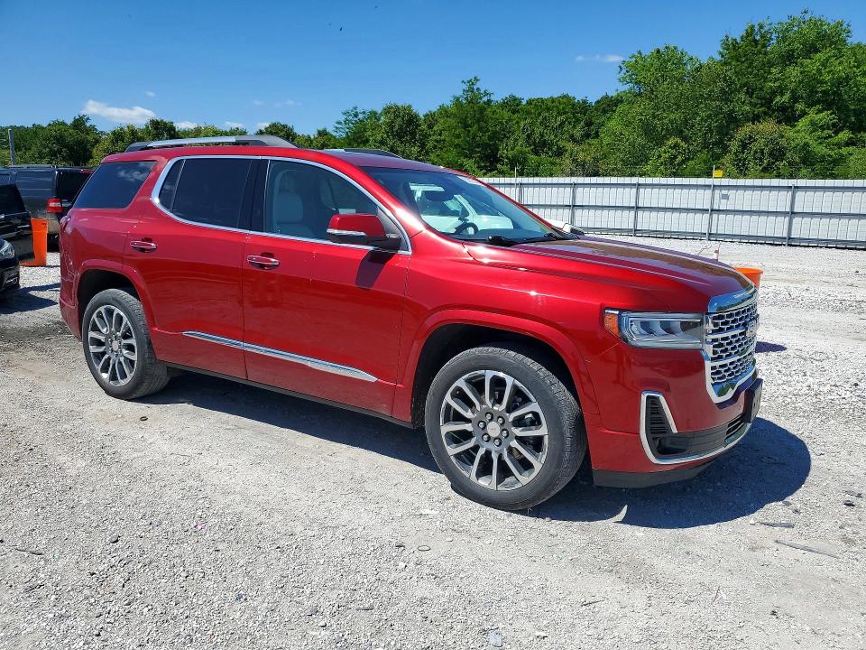2021 Gmc Acadia VIN 1GKKNXLS1MZ185245 COPART salvage auction — REAR END, Ar - Cert Of Title-Salvage, sold $8,100 on 2026-07-27 (photo 4)
