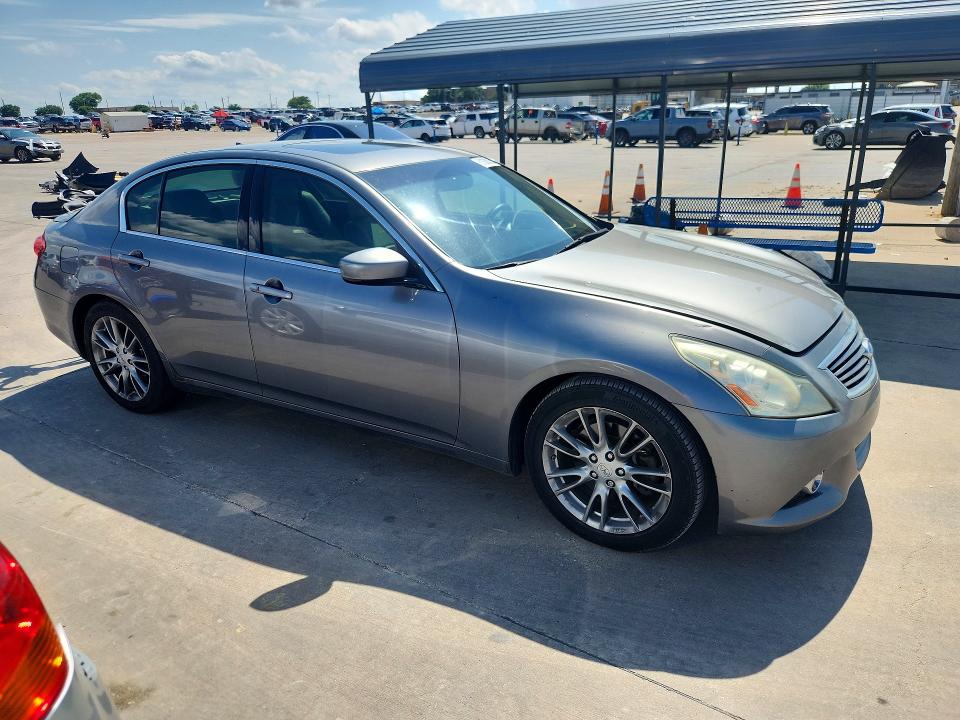 2012 Infiniti G VIN JN1CV6AP8CM620415 COPART salvage auction — REAR END, Tx - Salvage Vehicle Title, sold $1,400 on 2026-07-16 (photo 4)