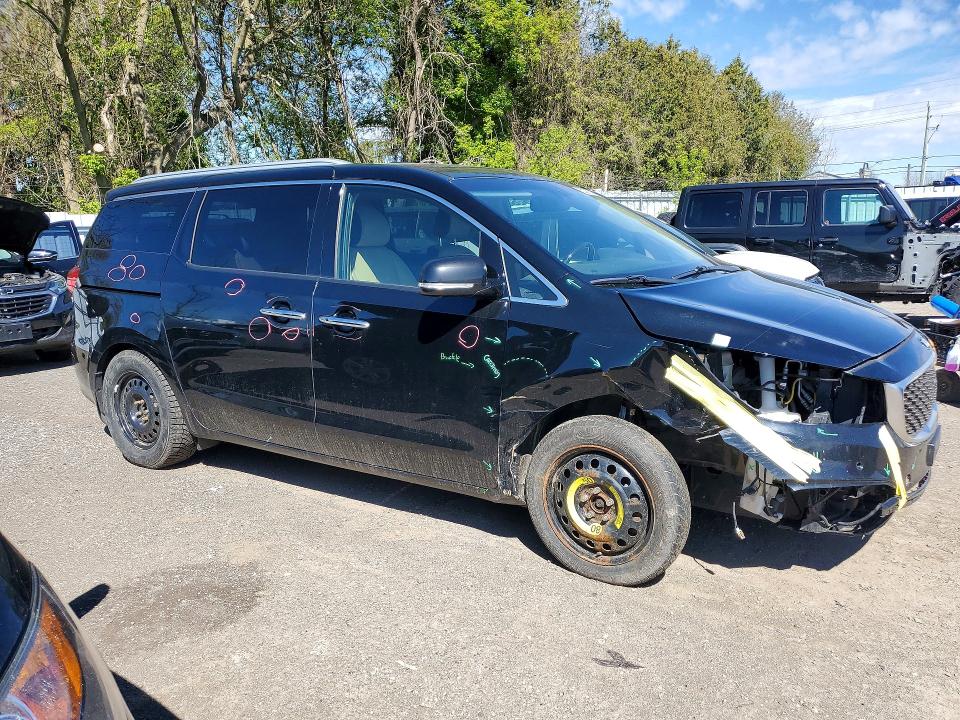 2018 Kia SEDONA VIN KNDME5C13J6355425 COPART salvage auction — FRONT END, On - Permit Salvage, sold $2,450 on 2026-07-02 (photo 4)
