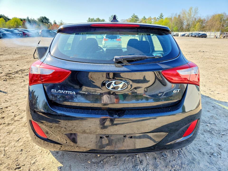 2013 Hyundai Elantra VIN KMHD35LE6DU130632 COPART salvage auction — FRONT END, Ma - Cert Of Title-Reconstrctd Coll, sold $800 on 2026-07-02 (photo 6)