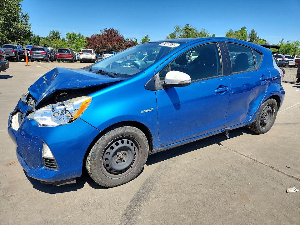 2014 Toyota Prius VIN JTDKDTB35E1066390 COPART salvage auction — FRONT END, Or - Salvage Title Certificate, sold $425 on 2026-07-20 (photo 1)