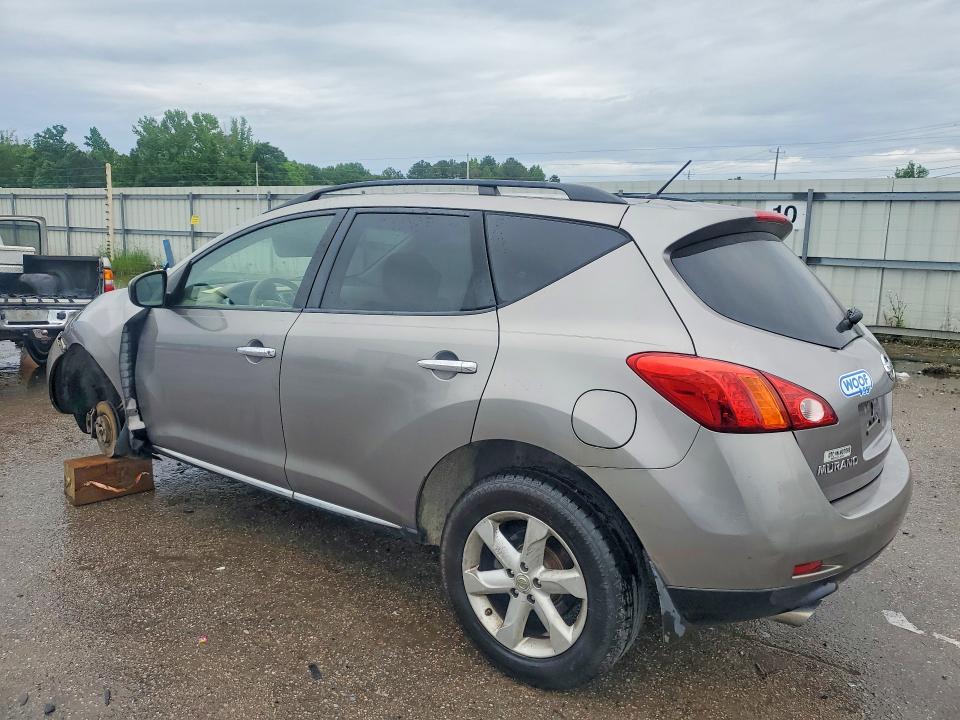 2009 Nissan Murano VIN JN8AZ18U49W011282 COPART salvage auction — FRONT END, Al - Cert Of Title-Salvage Title, sold $325 on 2026-07-09 (photo 2)