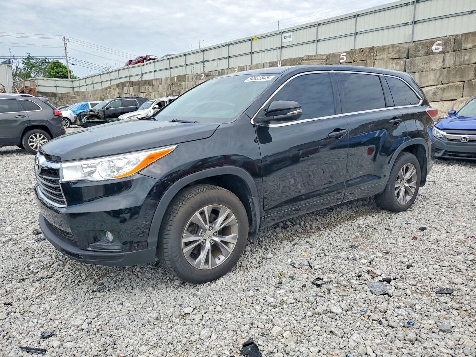 2014 Toyota Highlander VIN 5TDBKRFH4ES017232 COPART salvage auction — MINOR DENT/SCRATCHES, Oh - Cert Of Title-Salvage, sold $6,000 on 2026-07-31 (photo 1)