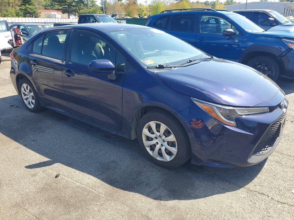 2021 Toyota VIN JTDEPMAE1MJ131909 COPART salvage auction — REAR END, Ri - Salvage Certificate Of Title, sold $6,300 on 2026-07-09 (photo 4)