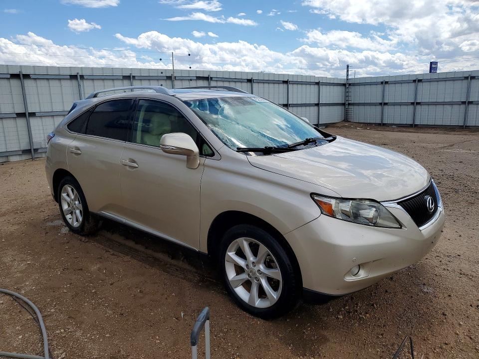 2011 Lexus Rx VIN 2T2ZK1BA3BC047668 COPART salvage auction — MINOR DENT/SCRATCHES, Tx - Certificate Of Title, sold $5,800 on 2026-07-09 (photo 4)