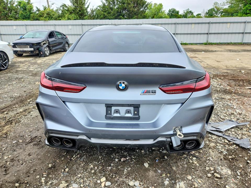 2022 BMW M8 VIN WBSGV0C03NCJ88216 COPART salvage auction — FRONT END, Nj - Cert Of Title-Salvage, sold $275 on 2026-07-27 (photo 6)