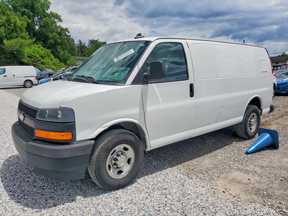 2021 Chevrolet Express 2500 VIN 1GCWGAF72M1188729 COPART salvage auction — NORMAL WEAR, PA - CERT OF TITLE, sold $4,500 on 2026-07-09 (photo 1)