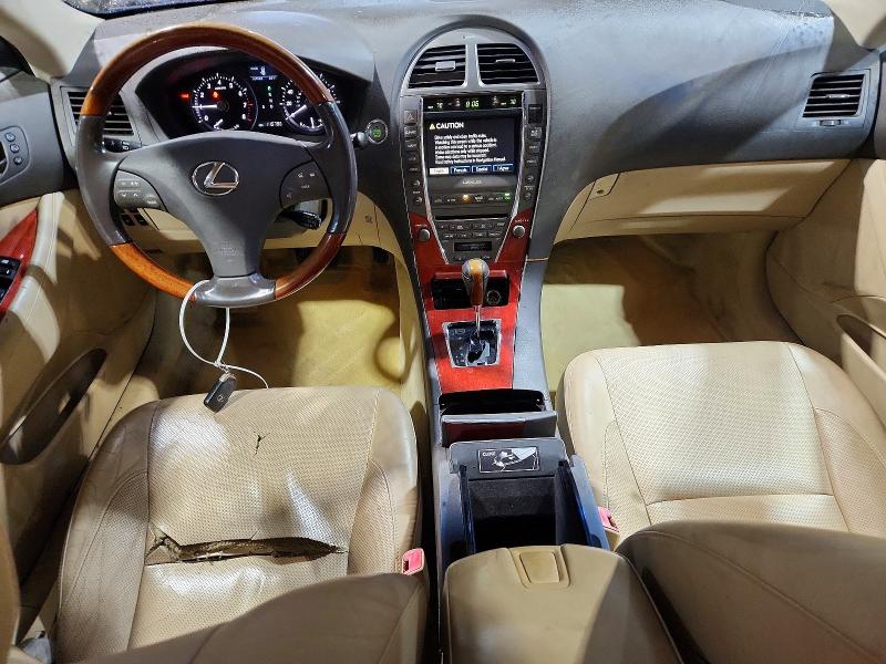 2007 Lexus ES VIN JTHBJ46GX72124615 COPART salvage auction — FRONT END, Mo - Salvage Certificate Of Title, sold $350 on 2026-07-28 (photo 8)