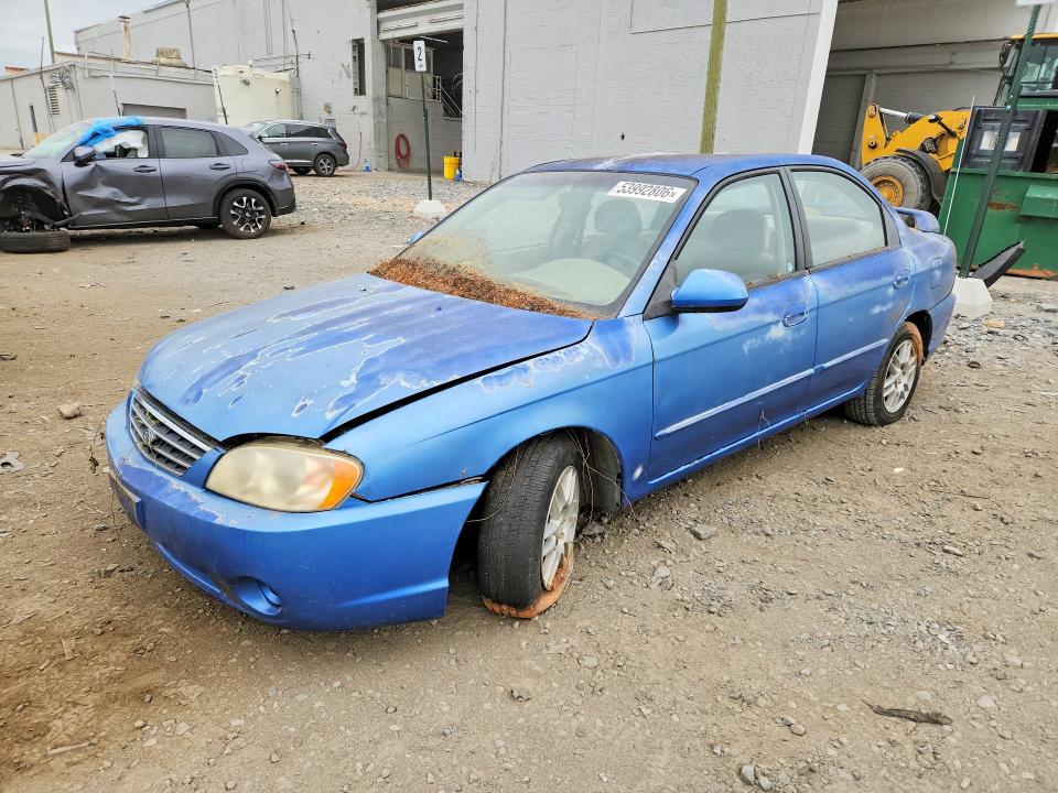 2002 Kia Spectra VIN KNAFB121525117396 COPART salvage auction — FRONT END, Va - Certificate Of Title, sold $325 on 2026-07-08 (photo 1)