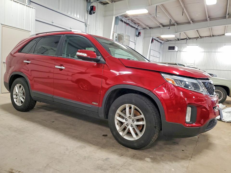 2014 Kia Sorento VIN 5XYKTCA62EG544683 COPART salvage auction — FRONT END, Mn - Cert Of Title-Prior Salvage, sold $1,300 on 2026-07-02 (photo 4)