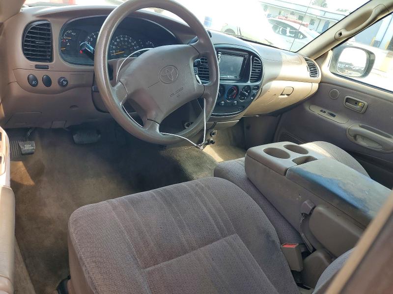 2000 Toyota Tundra VIN 5TBRT3415YS116444 COPART salvage auction — FRONT END, Nc - Salvage Certificate Of Title, sold $1,350 on 2026-07-06 (photo 8)